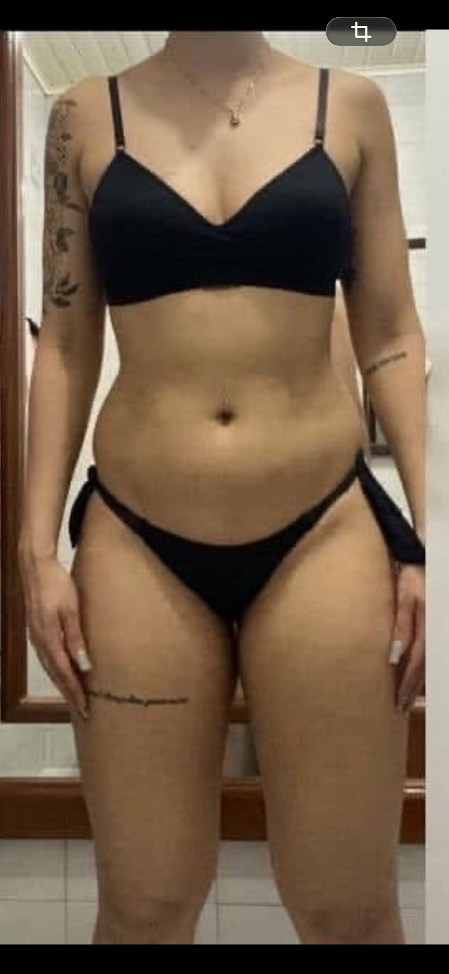 Camila antes da transformação