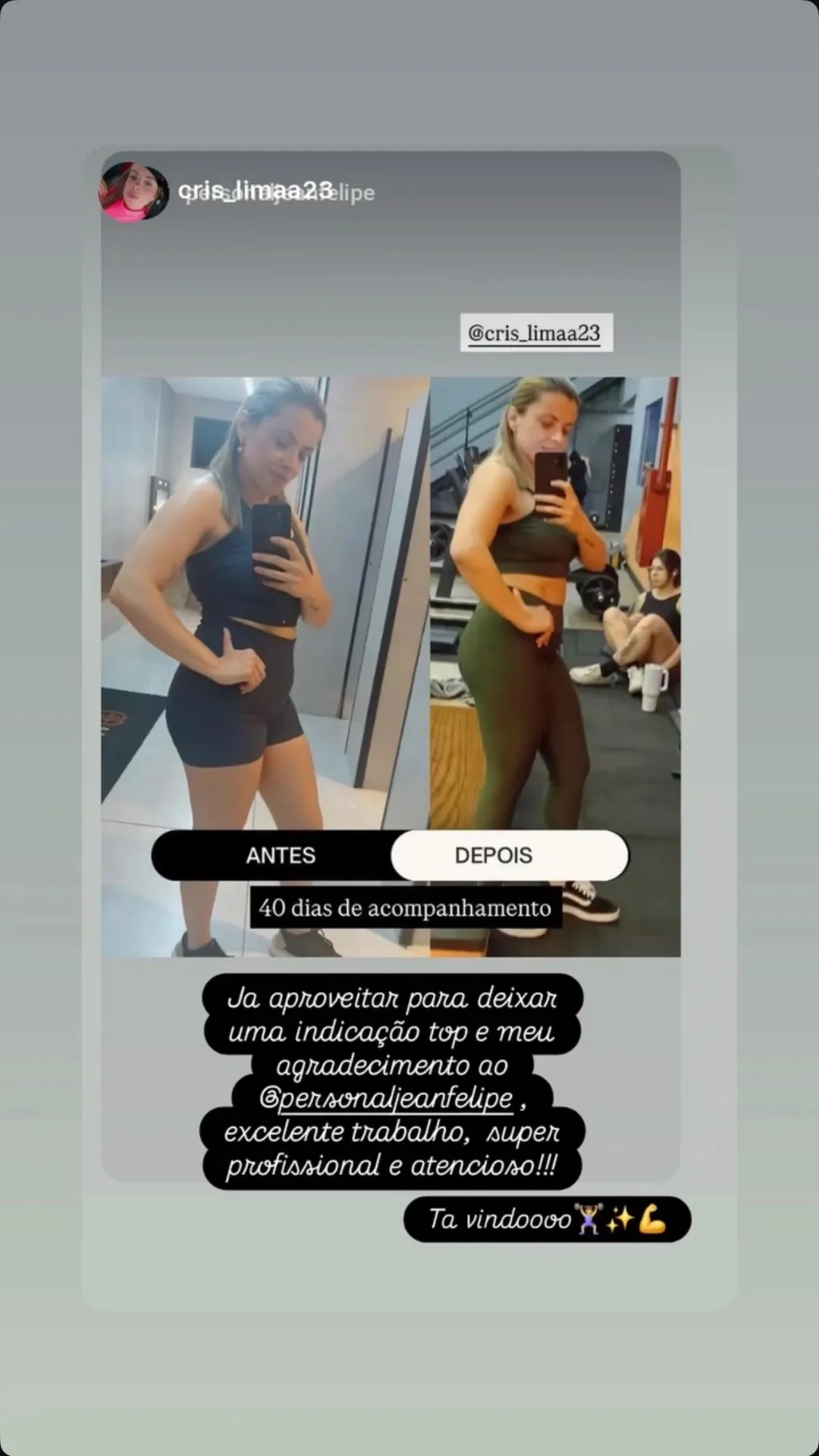 Depoimento de aluno 1