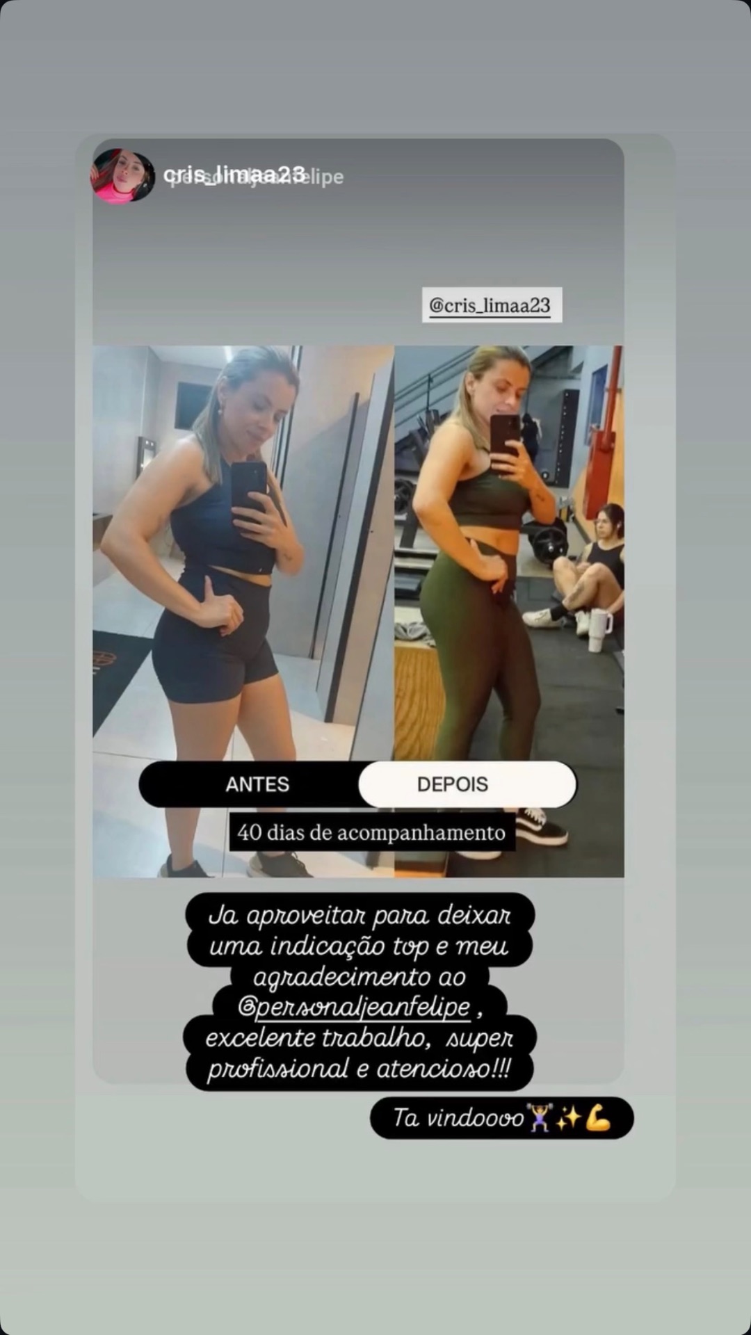 Depoimento de aluno 1