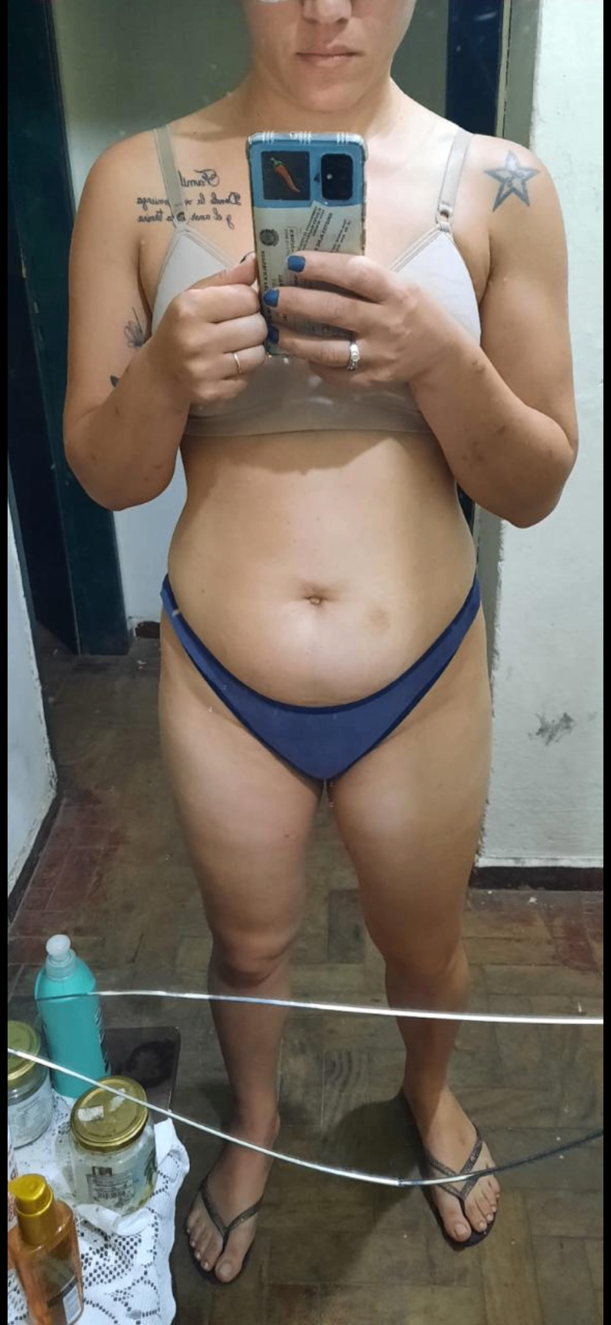 Rosangela antes da transformação
